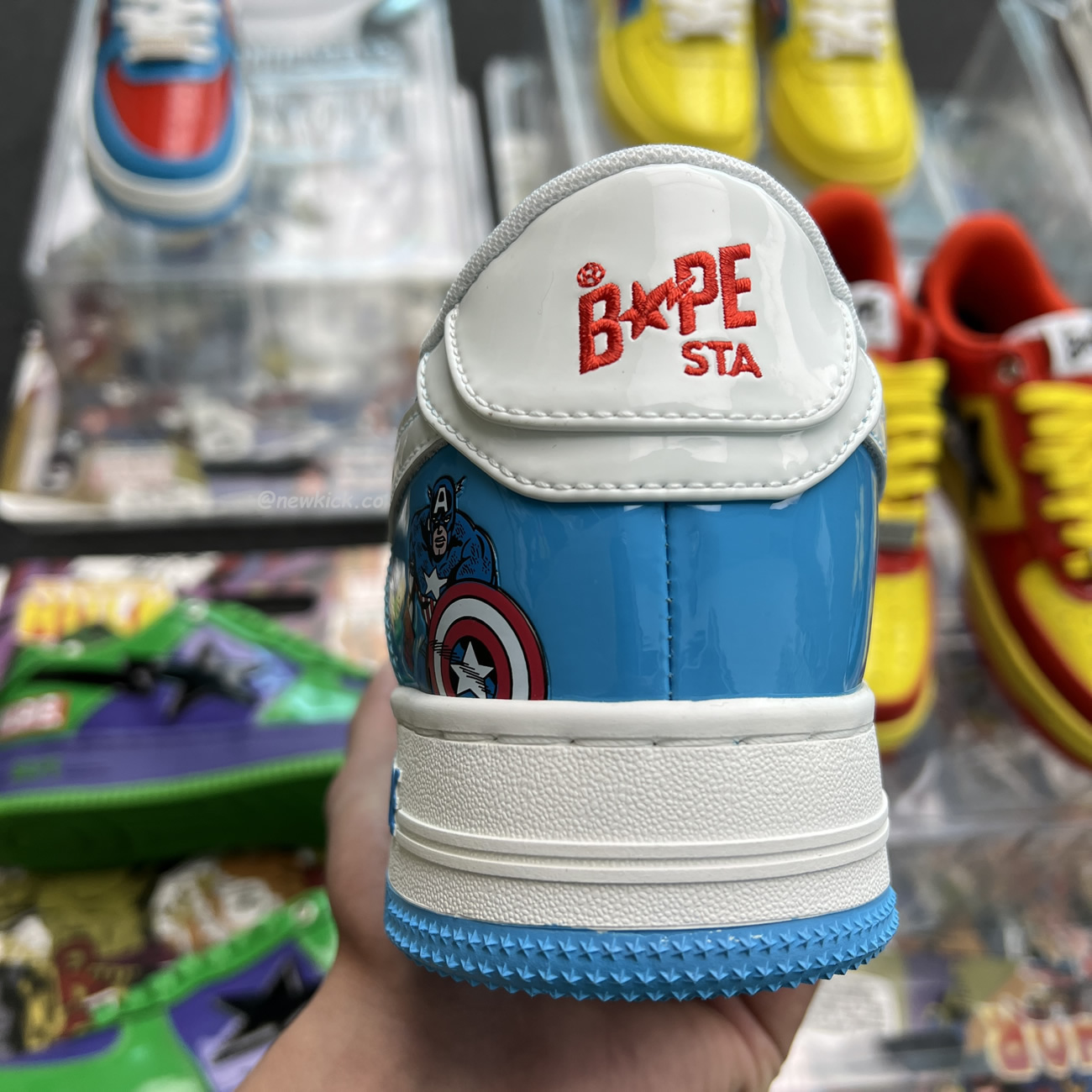 A Bathing Ape Bape Sta Marvel Comics Rocket Raccoon Thor Hulk Captain America Black Widow Iron Man  2022 (31) - www.newkick.vip